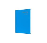 Collins 'Essentials' 12 Month Mid/Academic Year Planner, July 2025-July 2026 Day-to-Page Appointments Diary, A5 Hard Cover, Light Blue