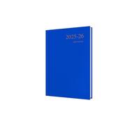 Collins 'Essentials' 12 Month Mid/Academic Year Planner, July 2025-July 2026 Day-to-Page Appointments Diary, A5 Hard Cover, Blue