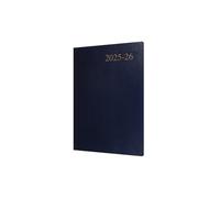 Collins 'Essentials' 12 Month Mid/Academic Year Planner, July 2025-July 2026 - ESSA53M.65-2526 - Week-to-View Diary, A5 Hard Cover, Dark Blue