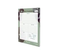 Collins Flourish A5 Daily Desk Pad - To Do List and Task Tracker notepad - 60 sheets Grey