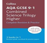 Collins GCSE AQA GCSE 9-1 Combined Science Higher All-in-One Complete Revision & Practice Paperback Book Collins GCSE Multicolor