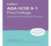Collins GCSE AQA GCSE 9-1 Psychology Complete Revision & Practice Paperback Book Collins GCSE Multicolor