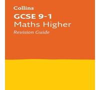 Collins GCSE GCSE 9-1 Maths Higher Revision Guide Paperback Book Collins GCSE Multicolor