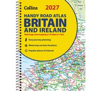 Collins Handy Road Atlas Britain and Ireland 2027 (A5 Spiral) : Clear, Easy-to-Read Mapping