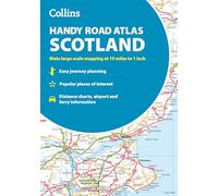Collins Handy Road Atlas Scotland: Clear and detailed map of Scotland in a handy size