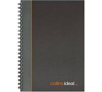 Ideal A4 Cashbook Wiro Feint 192 Pages Black 6428W