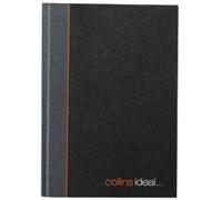 Ideal - A4 Cashbook Casebound Feint - 192 Pages - Black (6428)