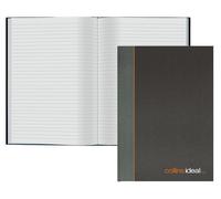 Collins Ideal A6 Feint Ruled Casebound Manuscript Notebook 418 - Pack of 5