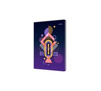 Collins - Irregular Geometrics - 2026 12 Month Calendar Year Planner, Week-To-View Diary, A5 Hard Cover - Purple (E-IG153.55-26)