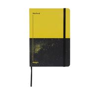 Collins Jumble & Co Chaos & Control A5 Ruled Notebook - Method & Magic - 100% Recycled Paper - Yellow/Black