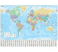 Collins Large World Wall Paper Map (70 x 91.5 cm)