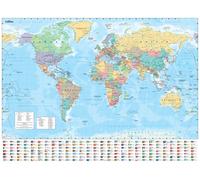 Collins World Wall Paper Map