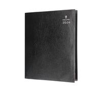 Collins - Leadership - 2026 12 Month Calendar Year Planner, Day-To-Page with 1/4 Hourly 4 Person Appointments Diary, A4 - Black (CP6742.99-26)