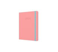 Collins 'Legacy' 14 Month Mid/Academic Year Planner, July 2025-August 2026 Week-to-View Diary, A5 Hard Cover, Pink