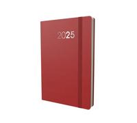 Collins Legacy 2025 Planner - Pocket Week To View Diary - Red - (CL73.15-25) - Professional Weekly Planner with Soft Touch Cover