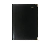 Collins Manager Diary Day Per Page Appointment Black 2027 1200V27
