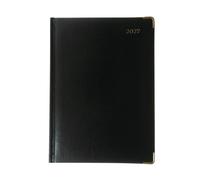 Collins Manager Diary Day Per Page Appointment Black 2027 1200V27