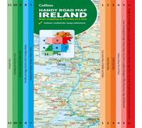 Collins Maps Map of Ireland Handy Sheet map, folded Book Collins Maps Multicolor