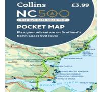 Collins Maps NC500 Pocket Map Sheet map, folded Book Collins Maps Multicolor