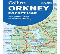 Collins Maps Orkney Pocket Map Sheet map, folded Book Collins Maps Multicolor