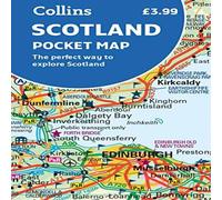Collins Maps Scotland Pocket Map Sheet map, folded Book Collins Maps Multicolor