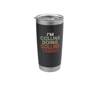 Collins Name Collins Personalized Name First Given Stainless Steel Insulated Tumbler