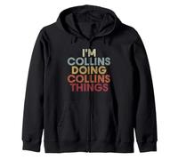 Collins Name Collins Personalized Name First Given Zip Hoodie