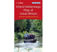 Collins Nicholson Inland Waterways Map of Great Britain