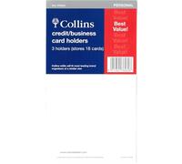 Collins Personal Size Credit/Business Card Holders Refill (Pack of 3) PR2004