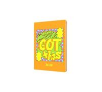 Collins - Positive by Benjamin Woodcock - 2026 12 Month Calendar Year Planner, Week-To-View Diary, A5 Hard Cover - Orange (E-PS153.YGT-26)