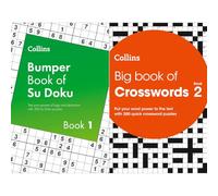 Collins Puzzles Collection: Bumper Book of Su Doku Book 1 (New Edition) & Big Book of Crosswords Book 2 (2-Book Set) - Paperback