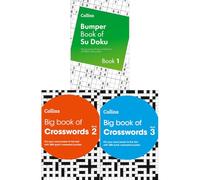 Collins Puzzles Collection: Bumper Book of Su Doku Book 1 (New Edition), Big Book of Crosswords Book 2 & Big Book of Crosswords Book 3 (3-Book Set) - Paperback