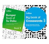 Collins Puzzles Collection: Bumper Book of Su Doku Book 1 (New Edition) & Big Book of Crosswords Book 3 (2-Book Set) - Paperback