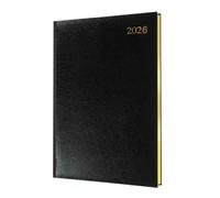 Collins QB7 Desk Diary A4 Week to View Appointment 2026 Black QB7.99-26 - 822140