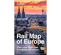 Collins Rail Map of Europe : Plan Your Flight-Free European Adventure