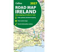 Collins Road Map of Ireland 2027 (Folded map) : Clear, Easy-to-Read Mapping