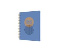 Collins - Scandi - 2026 12 Month Calendar Year Planner, Day-To-Page with 1/2 Hourly Appointments Diary, A5 Wiro Bound Hard Cover - Blue (E-PW51.60-26)