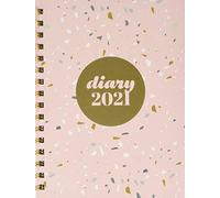 Collins Scandi A5 Week to View 2021 Diary - Terrazzo Pink