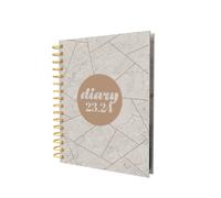 Collins Scandi Academic 2023-24 A5 Day To Page Mid Year Diary Planner School, College or University Term Journal - August 2023 to August 2024 - Grey - PW51M.GEGY-2324 Gray