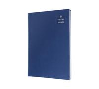 Collins Standard Desk Mid Year Diary Planner A4 Week To View Academic Year 2024-25 (Appointments) FSC Paper - Blue - Weekly Journal for Students,