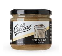 Collins Tom & Jerry Mix, Real Ingredients, Craft Cocktail Mixer, Hot Buttered Rum Style Drink, 12 Ounce