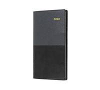 Collins - Valour - Slim 2026 12 Month Calendar Year Planner, Week-To-View Diary, Pocket - Black (VAL2SP3.99-26)