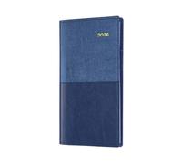 Collins - Valour - Slim 2026 12 Month Calendar Year Planner, Week-To-View Diary, Pocket - Blue (VAL2SP3.59-26)