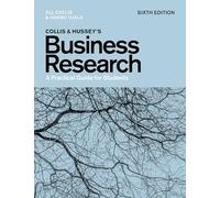 Collis and Hussey's Business Research: A Practical Guide for Students