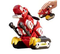 Collision Transforming Dinosaur Car Toy, 12.5 x 11 x 8 cm Vehicle Model - Automatic Transformation Figure Toys | for Home Preschool Boys Girls Birthday Party Favor Holiday Living Room Bedroom