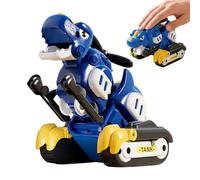 Collision Transforming Dinosaur Toy - Helicopter Model - Convertible Robot Toys | for Boys Girls Kids Birthday Party Favor Holiday Home Living Room Bedroom Study