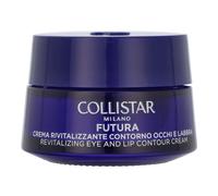 Collistar Futura Anti-Aging Eye and Lip Cream, Invigorating Anti-Wrinkle Cream, Silicone-Free, with Vegetable Peptides and Antioxidants, Dermatologically Tested, 15 ml