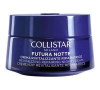 Collistar Futura Revitalising Night Cream for Face, Regenerating Night Cream for Mature Skin, Brightening, Nourishing, Silicone-Free, Dermatologically Tested, 50 ml