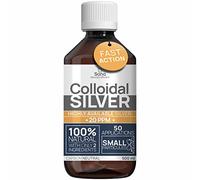Colloidal Silver 20 PPM ● for Humans & Dogs ● Highly Bio Active Hydrosol Silver Water for Best Results ● Carbon Neutral ● 100% Natural : 2 Ingredients (500 ML)