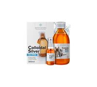 Colloidal Silver Antiseptic 300ml Bottle & Spray All-in-1 Treatment: Dogs & Cats Skin Issues Relief (Itchy, Allergy, hotspot, Yeast, Wound)